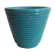 60s varnished terracotta pot