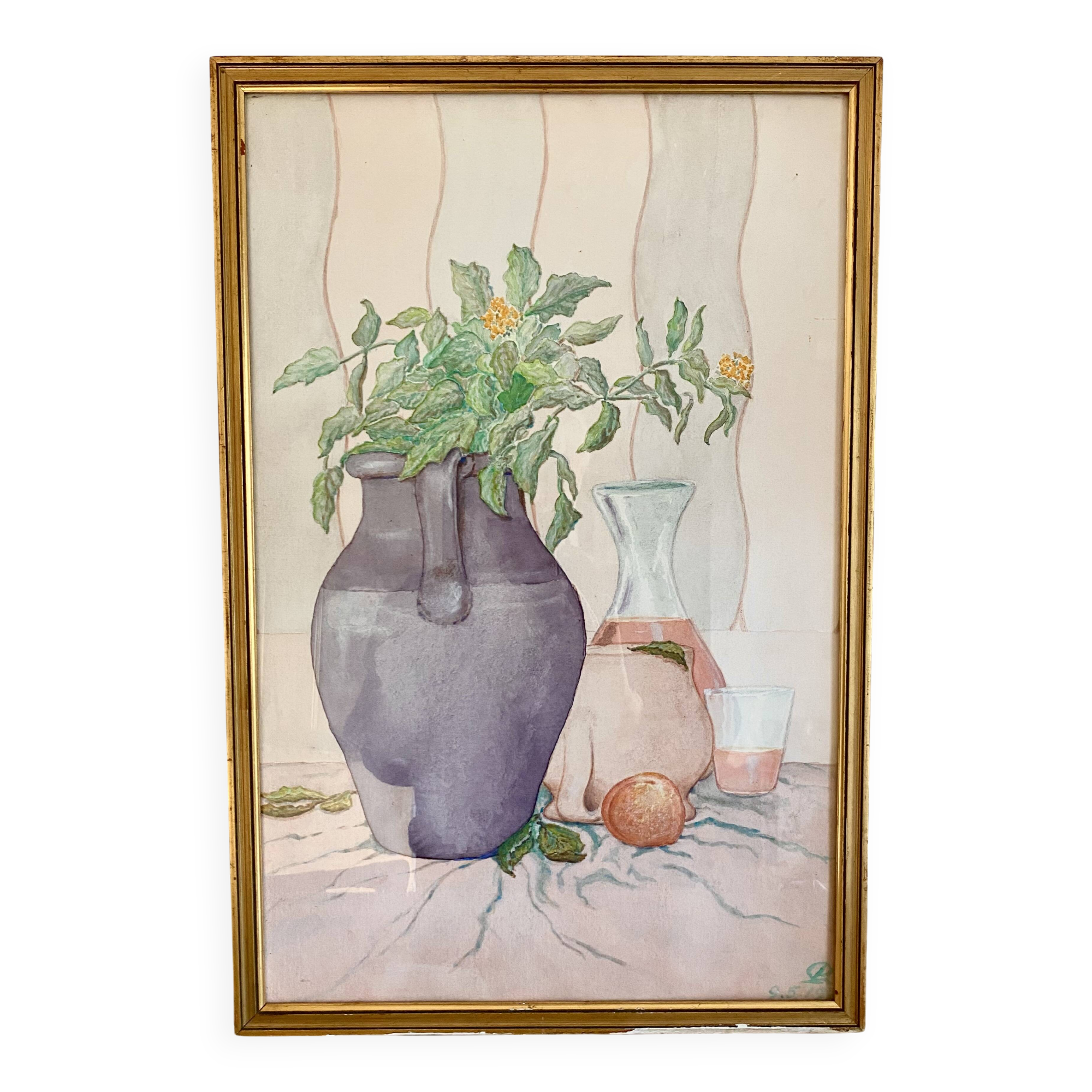 Still life under glass