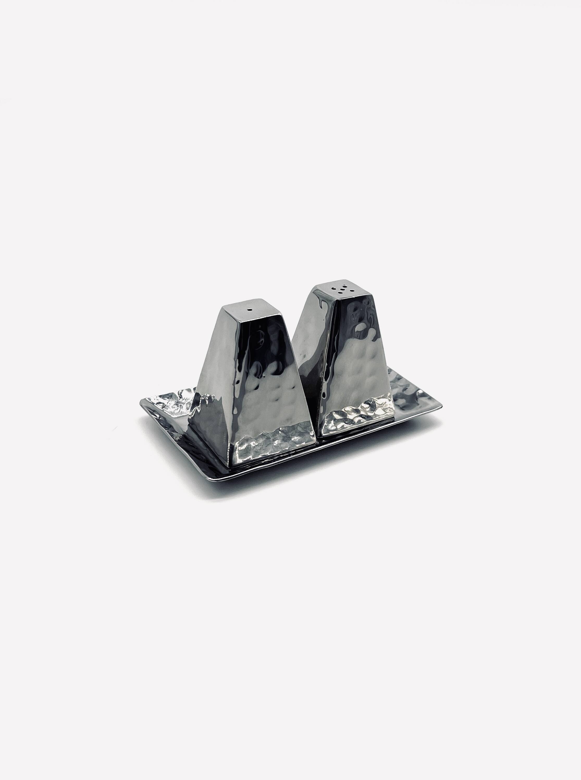 Salière et poivrière en inox