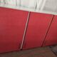 Placard haut de cuisine trois portes en formica rose