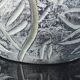 Vintage engraved ceramic soliflore vase