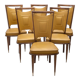 Set de 6 chaises art déco 1940