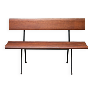 Banc en teck massif, pays-bas,
