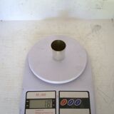 Art deco crystal and silver plated shaker