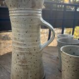 Tiffoche water carafe and glasses, 1970