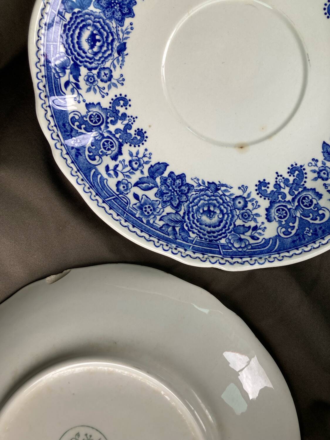 Villeroy and Boch Burgenland head to head breakfast cups blue