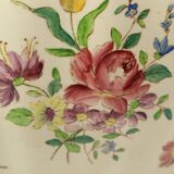 Large Polychrome Flower Pot Cache Pot Longchamp France 36cm