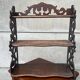 Wall shelf – Carved wood – Decoration – Vintage cut-out style