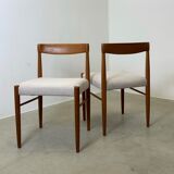 Danish midcentury teak dining chairs by H.W. Klein for Bramin 60s
