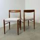 Danish midcentury teak dining chairs by H.W. Klein for Bramin 60s
