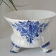 Cache pot céramique faïence  bleu delft