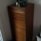 Wooden filing cabinet from the 60s and 70s