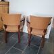 Pair of skai bridge armchairs