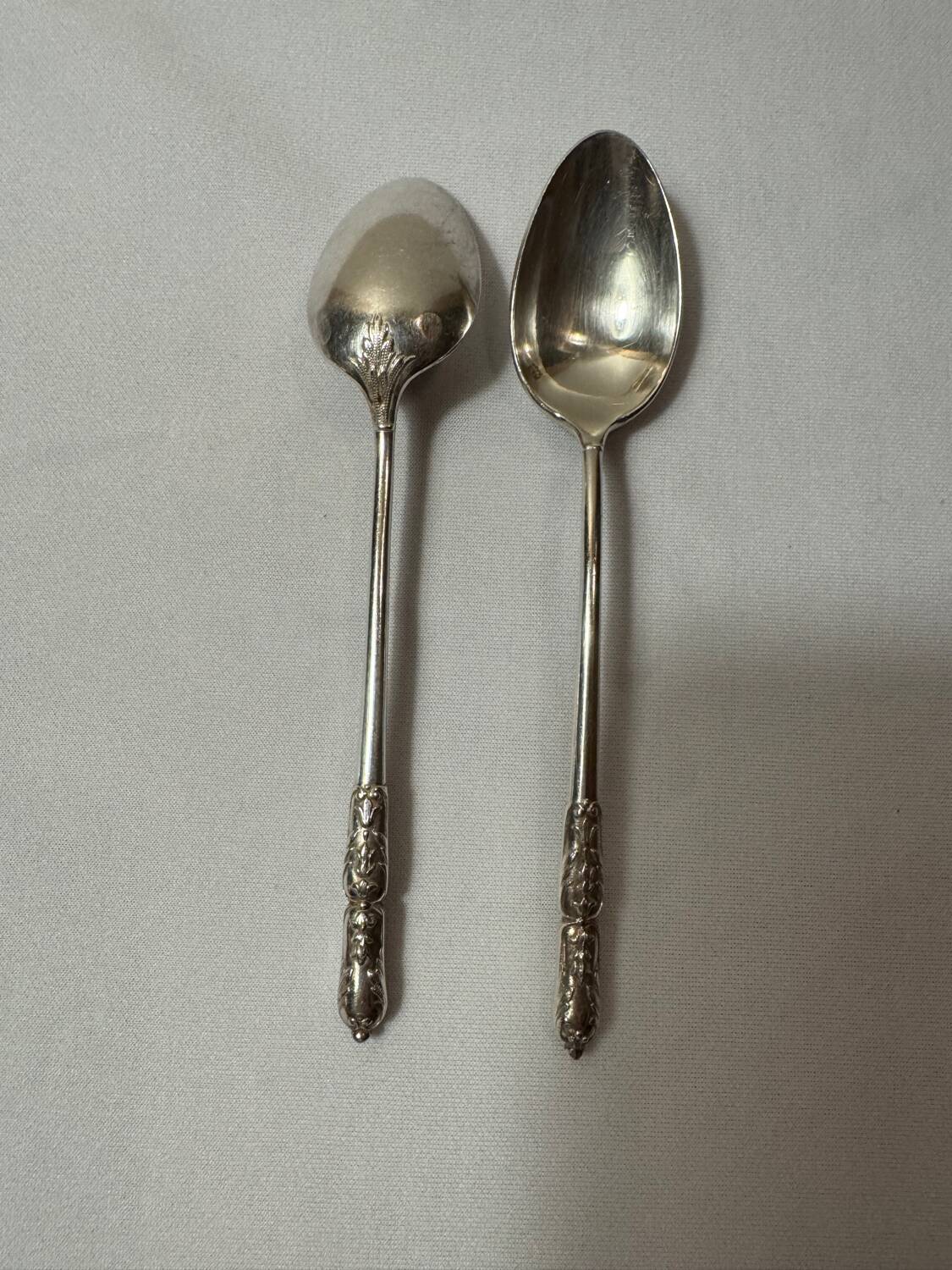Set of 10 small Boulenger spoons in silver-plated metal