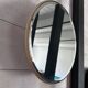 Woud oak beveled mirror