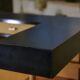 Modernist bar/counter in the style of Jean Prouvé, 1940s