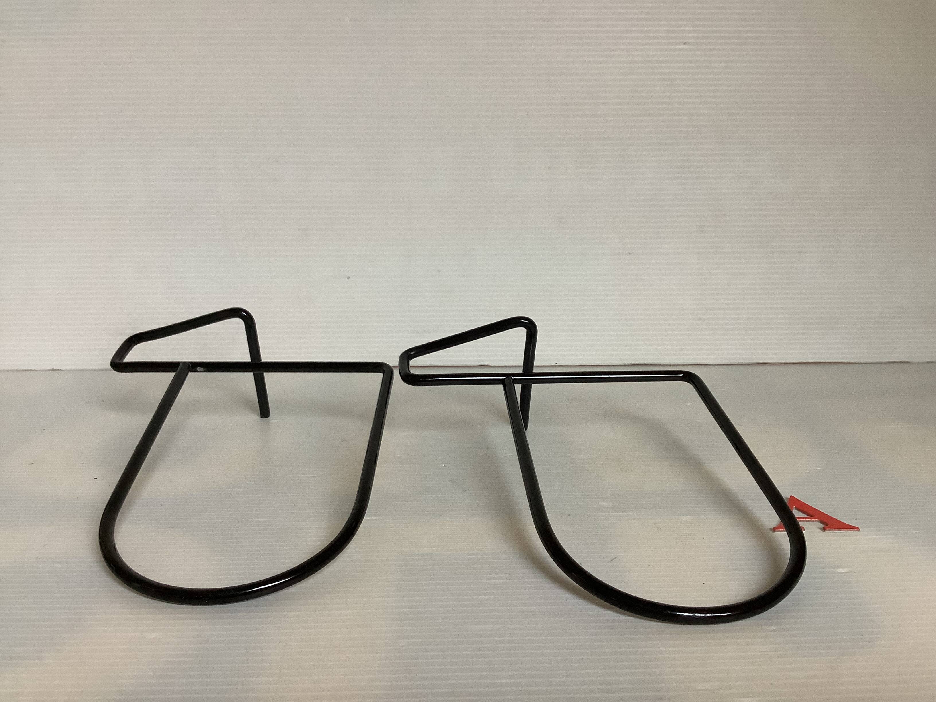 Paire de serre livres métal noir A