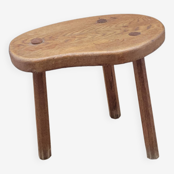 Brutalist bean tripod stool