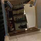 Glace salle de bain vintage