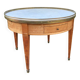 Hot water bottle table with marble