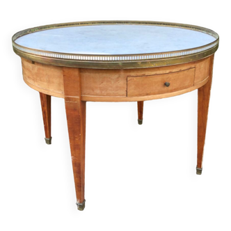 Hot water bottle table with marble