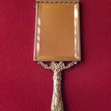 Mirror opposite hand 1900 silver metal
