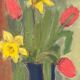 Swedish Oil on Panel “Spring Bouquet” by K Lundquist, Vintage & Framed 40×48cm