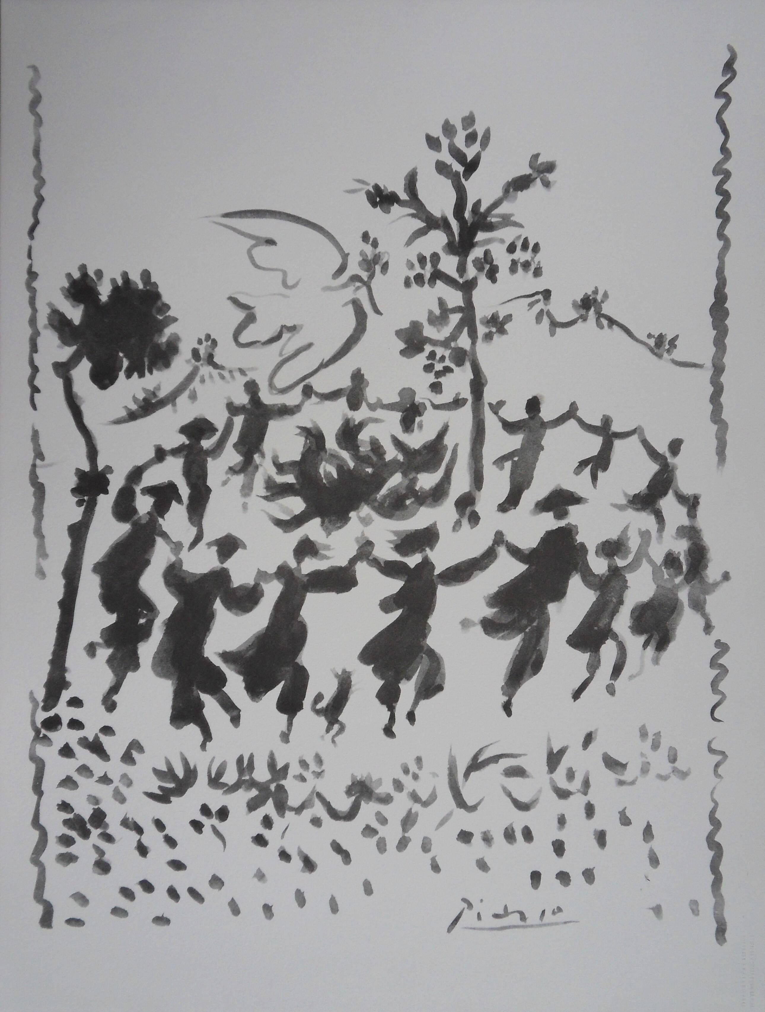 Pablo Picasso : Vive la Paix, Lithographie signée