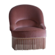Fauteuil crapaud velours