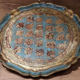 Blue Flower Tray