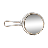 Small old barber's mirror, round, 2 sides, 1930