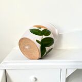 Milk jug vintage flowers