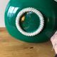 Large green ceramic cup Vallauris