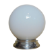 Luminaire art deco en opaline