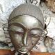 African tribal ashanti brass mask