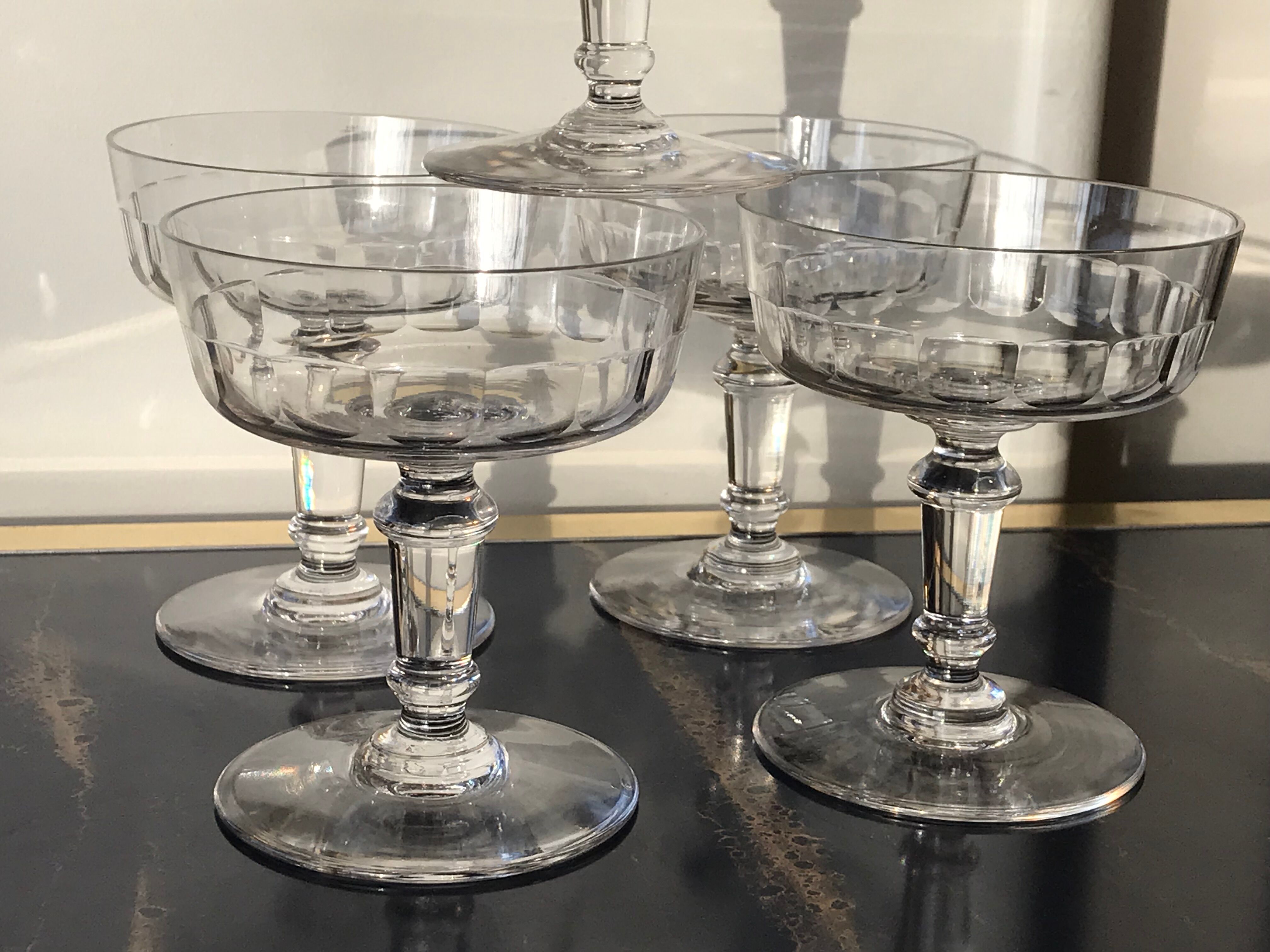 5 cups baccarat crystal