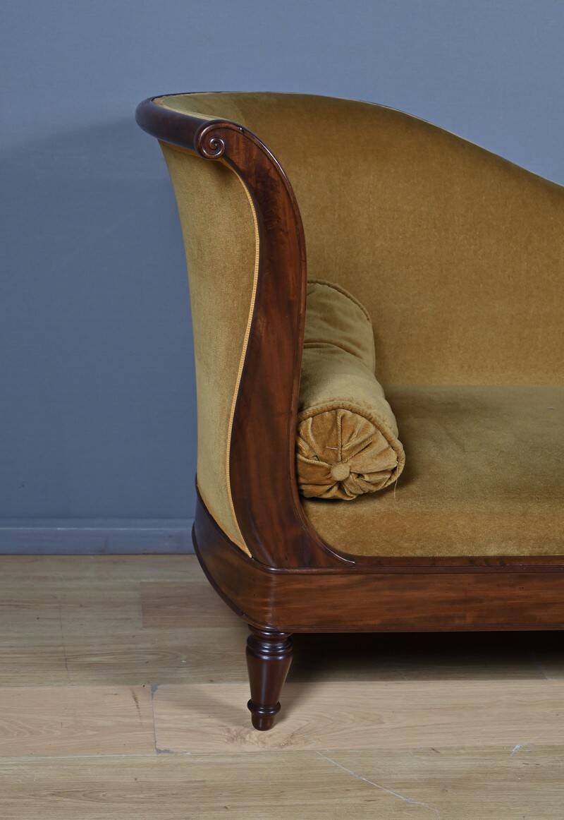 Mahogany Méridienne, Restoration period – Early 19th century