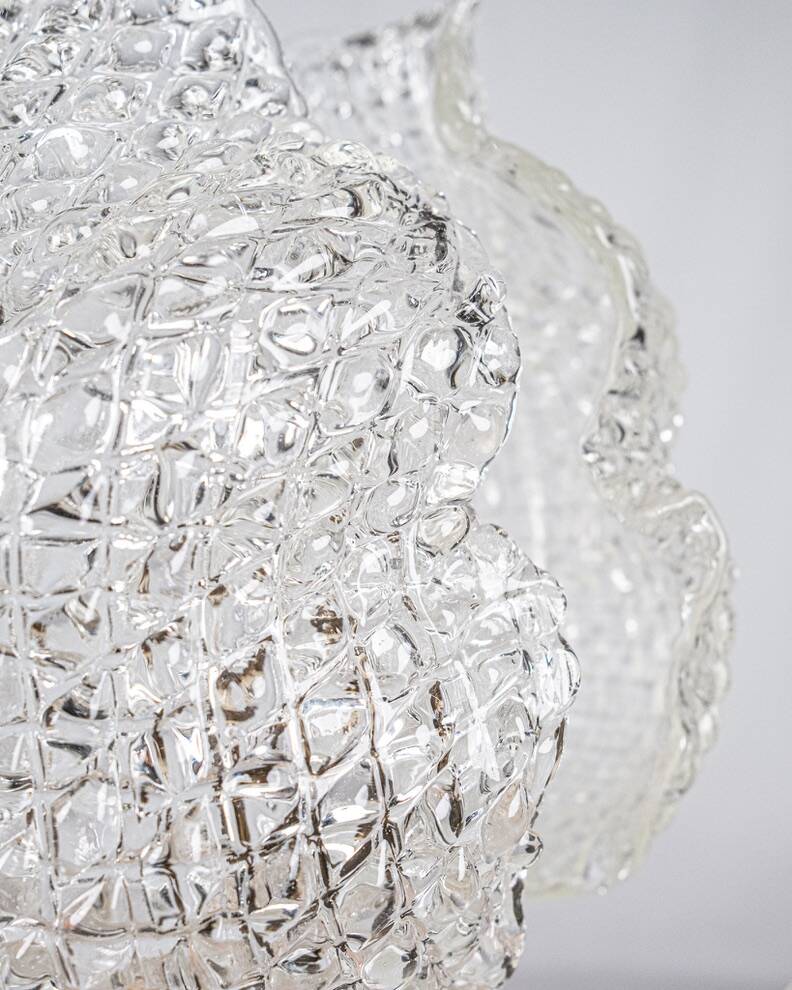 Murano glass chandelier by Barovier & Toso, Italy, 1940s