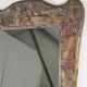 Grand miroir en cuir 