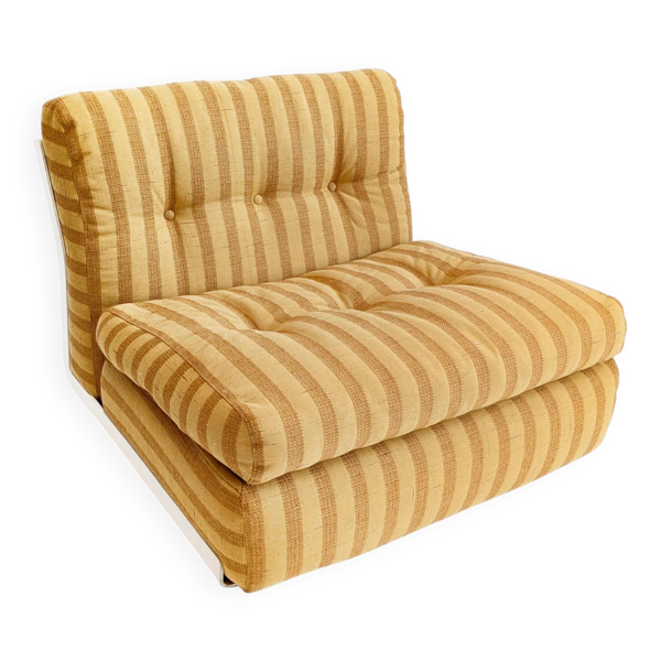 Fauteuil lounge 'Amanta' édition précoce par Mario Bellini pour C&B Italia 1960s