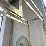 Brass shelf 1970 Belgo Chrom regency