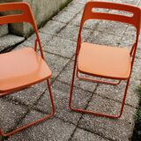 Lot two folding chairs