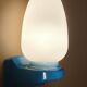 Vintage blue Tovi wall light Mid Century Modern/Space Age opaline scandi