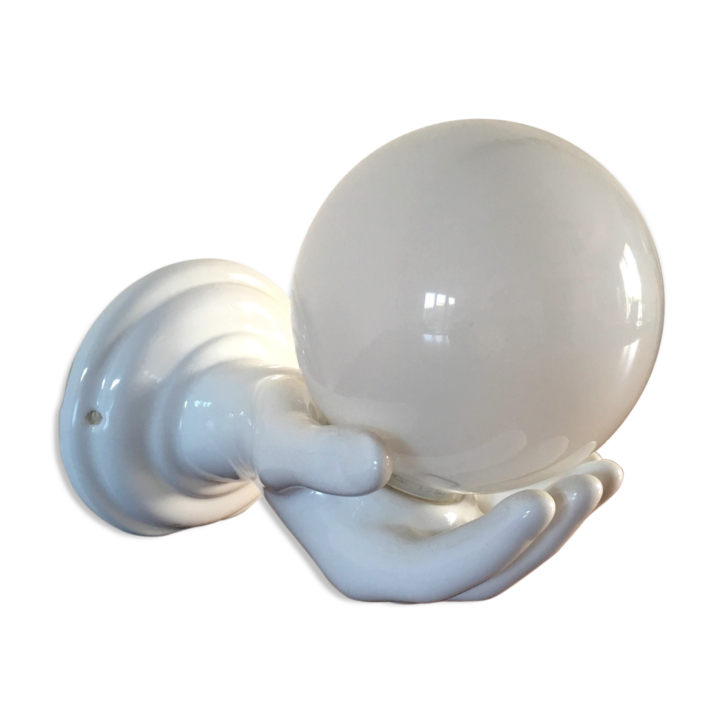 Vintage hand wall light