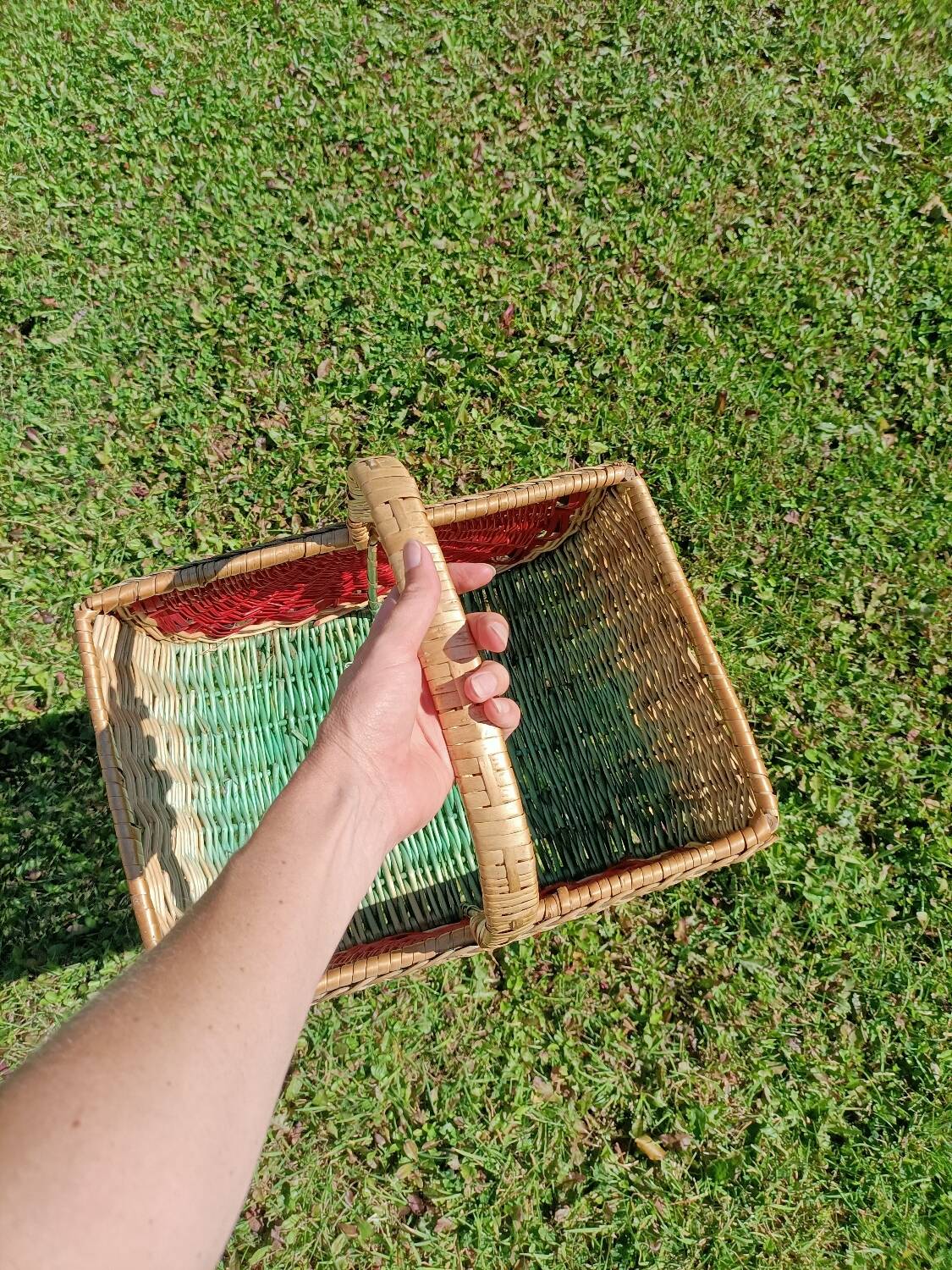 Retro Watermelon Basket