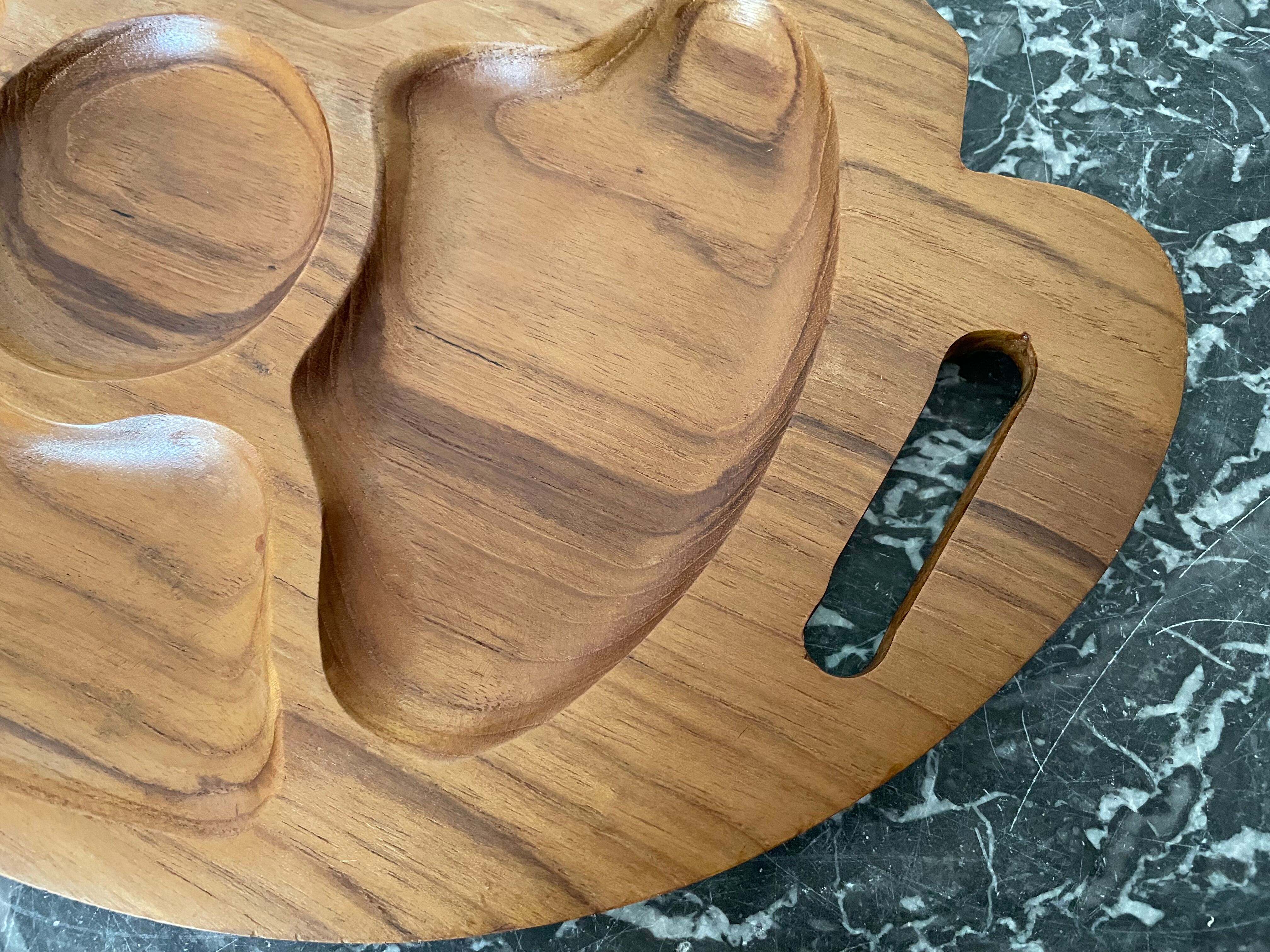 Vintage teak dish