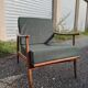 Paire de fauteuils boomerang, années 70