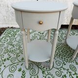 Large round bedside tables