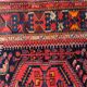 Handmade vintage Persian Hamadan rug 137cm x 194cm, 1960s
