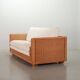 Luxurious Italian Gasparucci Reed White Lounge Greenhouse Sofa. Italy, 1980
